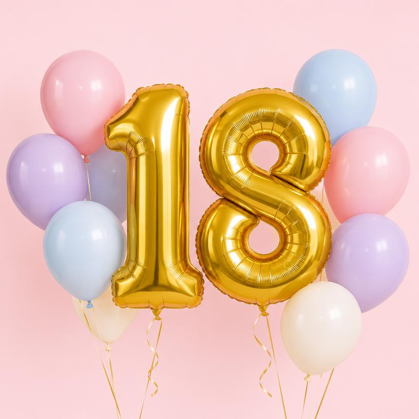 Foil Number Balloons